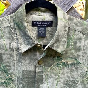 Vintage Ono & Company Silk/Cotton Aloha Shirt - Large
